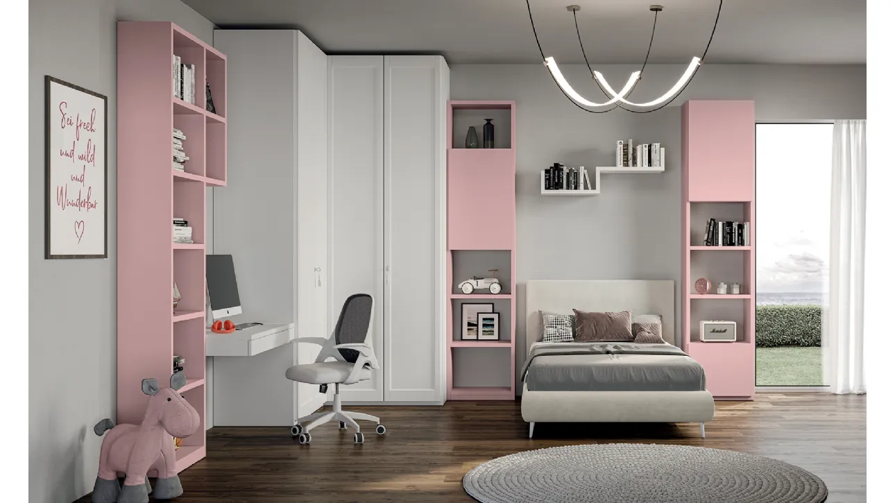 Armadio angolare Modular M30 di Euro Design