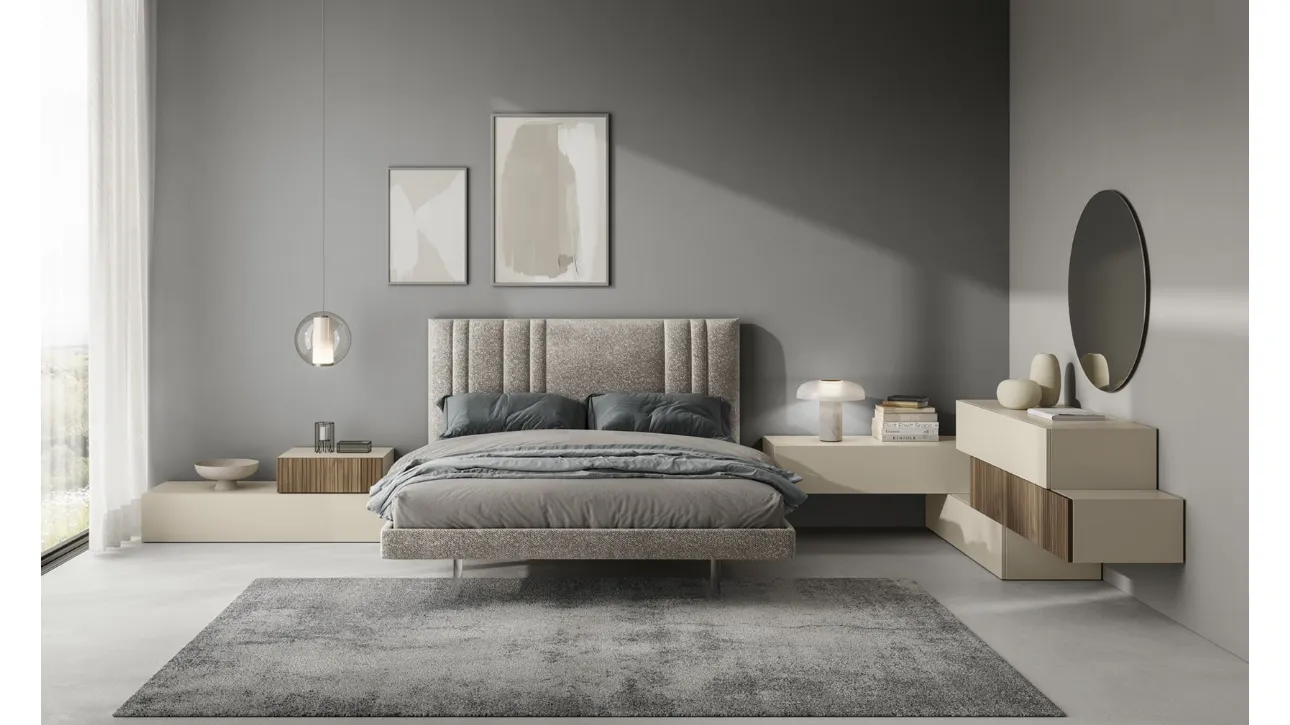 Letto matrimoniale Wave di Euro Design