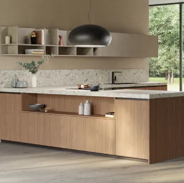 Cucina Design con penisola Isabel 03 di Zecchinon Cucine