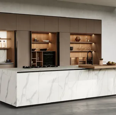 Cucina Design con isola Kate 01 di Zecchinon Cucine