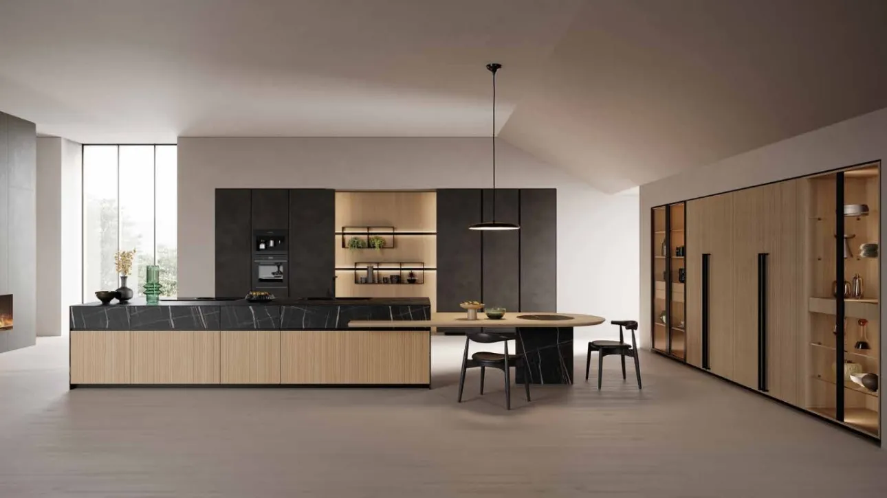 Cucina Design con isola Kate 04 di Zecchinon Cucine