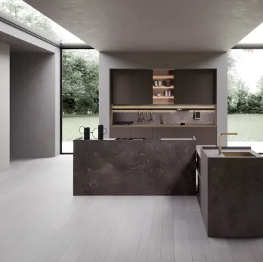 Cucina Design con isola T80 02 di Zecchinon Cucine