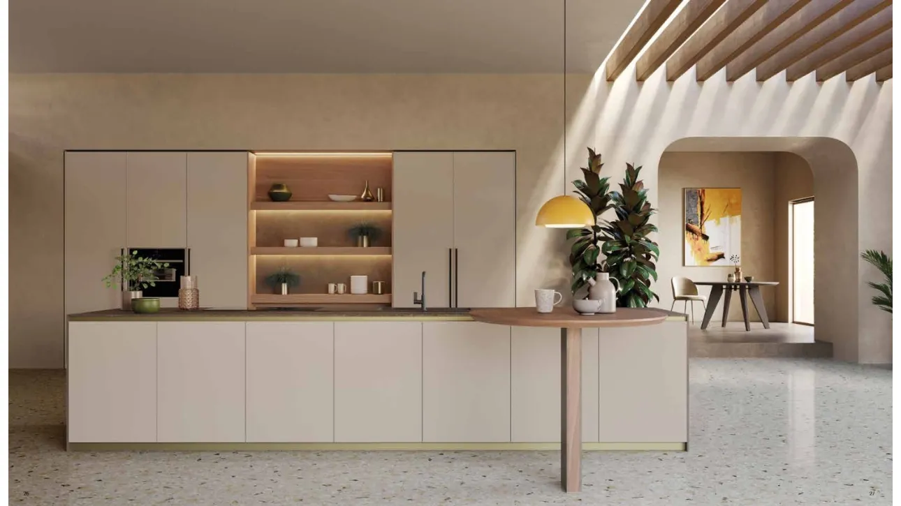 Cucina Design con isola T80 04 di Zecchinon Cucine