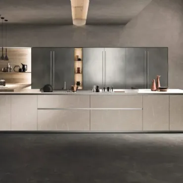 Cucina Moderna con penisola Time 03 di Gentili Cucine