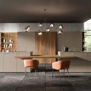 Cucina Moderna con isola Time 01 2023 di Gentili Cucine